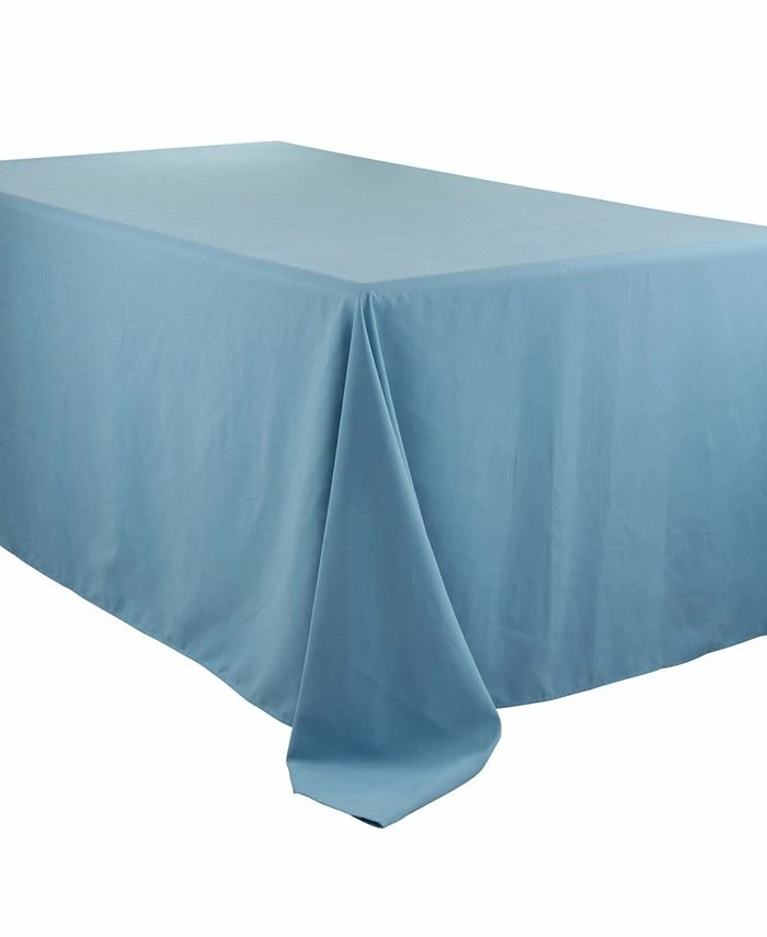 Saro Lifestyle Everyday Design Solid Color Tablecloth, 132 X 90