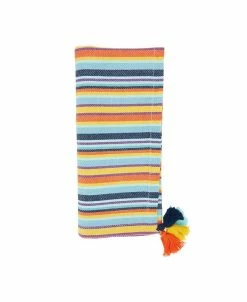 Saro Lifestyle Fiesta Table Napkins With Stripe Design, Set Of 4, 20 X 20