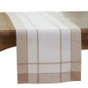 Saro Lifestyle Ng Table Runner With Banded Border Design, 120 X 16 -VilleroyBoch shop 18877415 fpx