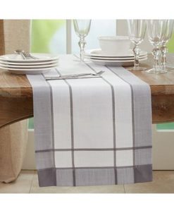 Saro Lifestyle Ng Table Runner With Banded Border Design, 108 X 16 10 Saro Lifestyle Ng Table Runner With Banded Border Design, 108 X 16 -VilleroyBoch shop 18877479 fpx