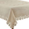 Saro Lifestyle Ce Tablecloth With Rose Border Design, 72 X 72 1 Saro Lifestyle Ce Tablecloth With Rose Border Design, 72 X 72 -VilleroyBoch shop 18877577 fpx