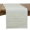 Saro Lifestyle Woven Table Runner With Line Design, 72 X 16 -VilleroyBoch shop 18877603 fpx