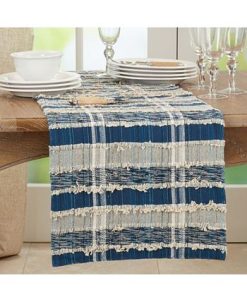 Saro Lifestyle Ped Woven Table Runner With Dual-Tone Design, 72 X 16 -VilleroyBoch shop 18877645 fpx
