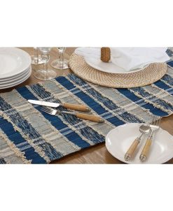 Saro Lifestyle Ped Woven Table Runner With Dual-Tone Design, 72 X 16 -VilleroyBoch shop 18877648 fpx