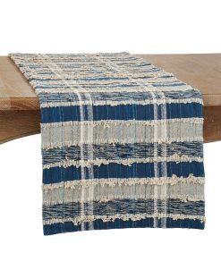 Saro Lifestyle Ped Woven Table Runner With Dual-Tone Design, 72 X 16