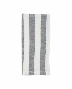 Saro Lifestyle Casual Table Napkins With Striped Design, Set Of 4, 20 X 20
