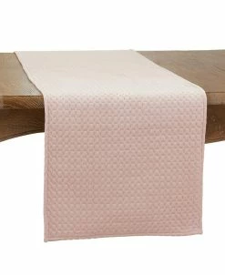 Saro Lifestyle Ng Table Runner With Pinsonic Velvet Design, 72 X 16