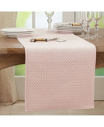 ng Table Runner With Pinsonic Velvet Design, 72 X 16 Saro Lifestyle Ng Table Runner With Pinsonic Velvet Design, 72 X 16 -VilleroyBoch shop