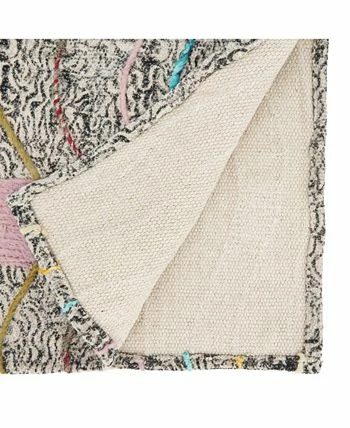 Saro Lifestyle Embroidered Table Runner With Block Print Design, 72 X 16 - Image 2