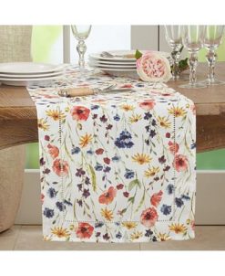 Saro Lifestyle Hemstitch Table Runner With Floral Design, 72 X 16 9 Saro Lifestyle Hemstitch Table Runner With Floral Design, 72 X 16 -VilleroyBoch shop 18877870 fpx