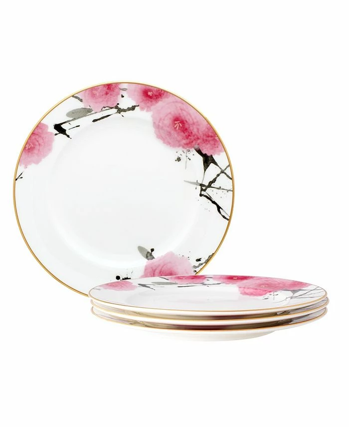 Noritake Yae Set Of 4 Salad Plates, 8-1/2