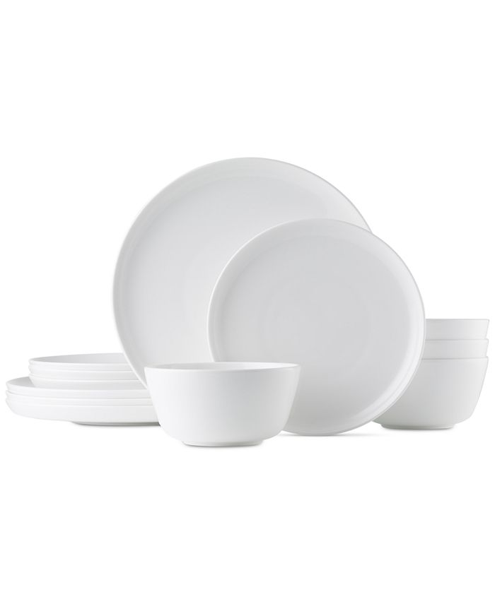 Noritake Marc Newson 12-Pc. Dinnerware Set, Service For 4 3 Noritake Marc Newson 12-Pc. Dinnerware Set, Service For 4