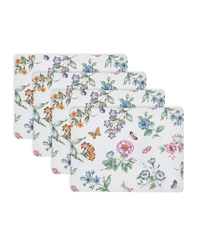 Lenox Butterfly Meadow Cork Mat, Set Of 4 3 Lenox Butterfly Meadow Cork Mat, Set Of 4