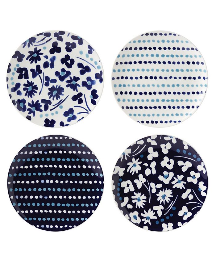 Floral Way Accent Plate Set, 4 Piece Kate Spade New York Floral Way Accent Plate Set, 4 Piece -VilleroyBoch shop