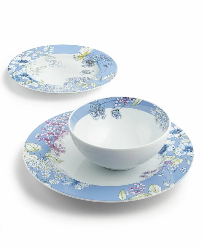 Charter Club Garden Bloom 12-Pc. Dinnerware Set, Service For 4, Created For Macy’s