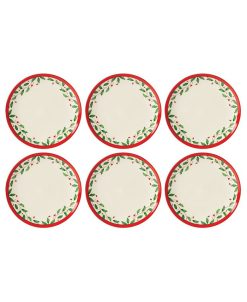 Lenox Holiday Accent Plate, Set Of 6