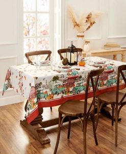 Elrene Farm Fresh Pumpkin Truck Fall Rectangle Tablecloth -VilleroyBoch shop 20037313 fpx