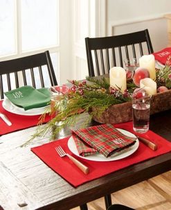 Elrene Holiday Christmas Sentiments Placemat And Napkin Value, Set Of 8 -VilleroyBoch shop 20037342 fpx