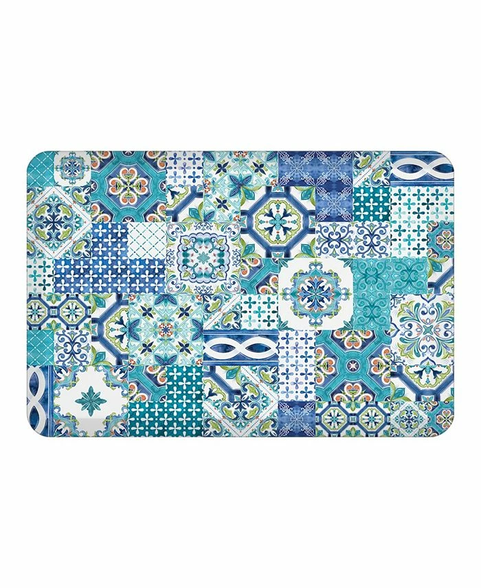Laural Home Callisto Tiles Kitchen Mat, 20 X 30