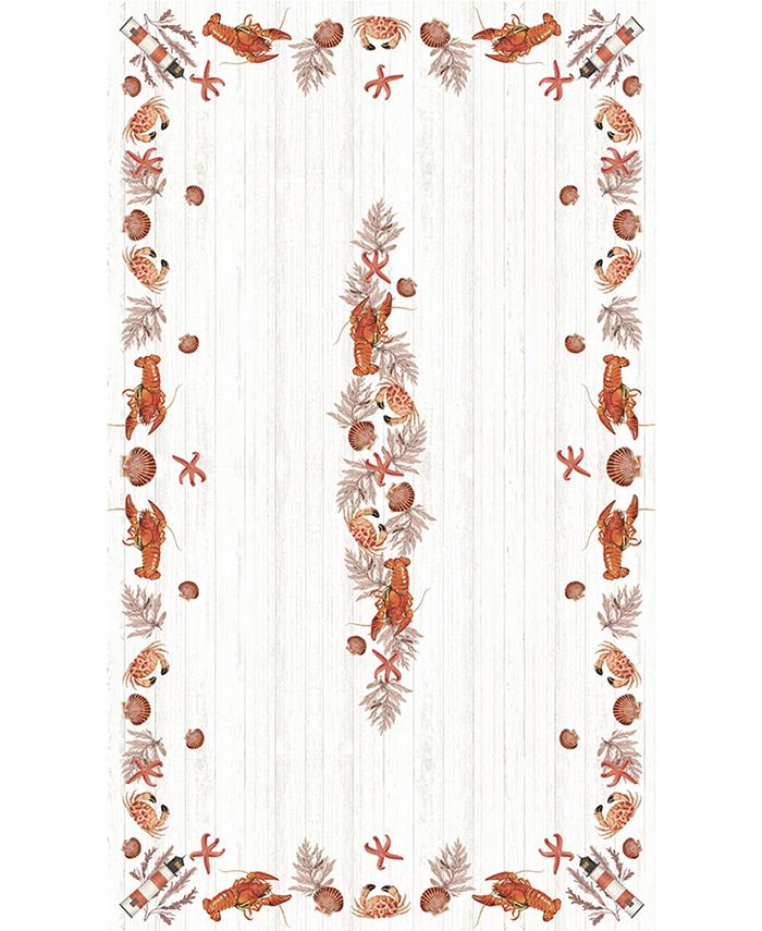 Seafood Shack Tablecloth, 120 X 70 Laural Home Seafood Shack Tablecloth, 120 X 70 -VilleroyBoch shop