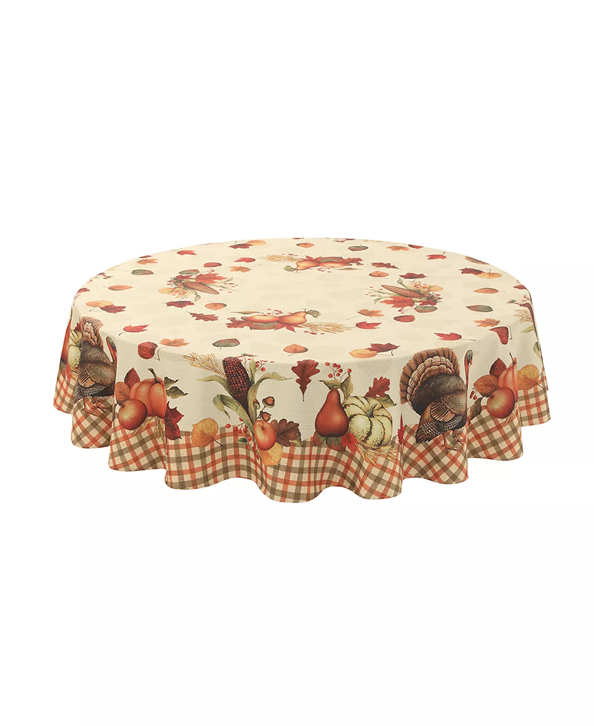 Bountiful Harvest Tablecloth, 70 Round Laural Home Bountiful Harvest Tablecloth, 70 Round -VilleroyBoch shop