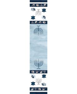 Laural Home Ppy Hanukkah Table Runner, 72 X 13