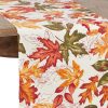Saro Lifestyle Autumn Leaf Embroidered Table Runner, 54 X 16 2 Saro Lifestyle Autumn Leaf Embroidered Table Runner, 54 X 16 -VilleroyBoch shop 20099914 fpx