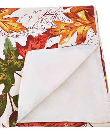 Autumn Leaf Embroidered Table Runner, 54 X 16 Saro Lifestyle Autumn Leaf Embroidered Table Runner, 54 X 16 -VilleroyBoch shop