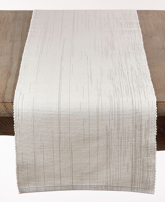 Saro Lifestyle Himmer Ribbed Table Runner, 90 X 13 3 Saro Lifestyle Himmer Ribbed Table Runner, 90 X 13
