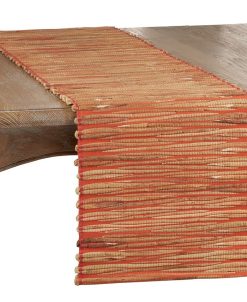 Saro Lifestyle Table Runner With Water Hyacinth Design, 54 X 14