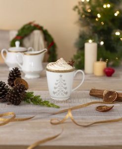 Noritake Charlotta Holiday Tree Mugs, Set Of 4 -VilleroyBoch shop 20189277 fpx