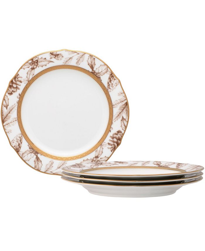 Charlotta 9 Holiday Harvest Accent Plates, Set Of 4 Noritake Charlotta 9 Holiday Harvest Accent Plates, Set Of 4 -VilleroyBoch shop