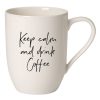 Villeroy & Boch Statement Keep Calm And Drink Coffee Mug -VilleroyBoch shop 20346375 fpx