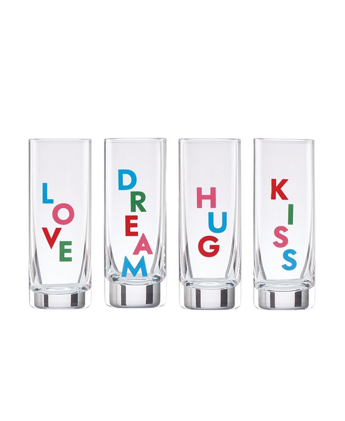 Celebrate Shot Glass Set, 4 Piece Kate Spade New York Celebrate Shot Glass Set, 4 Piece -VilleroyBoch shop