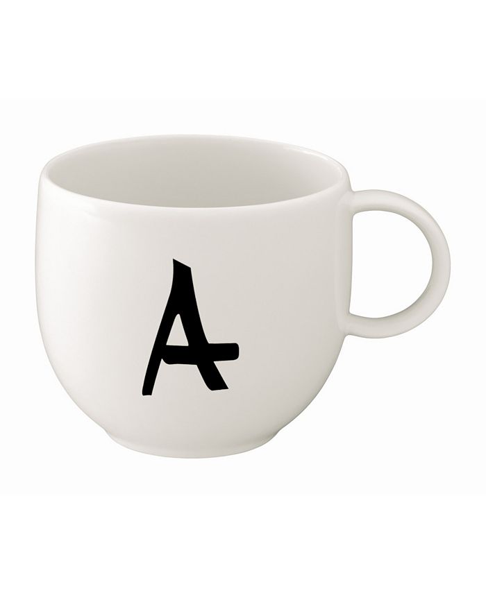CLOSEOUT! Porcelain Letter Mug Villeroy & Boch CLOSEOUT! Porcelain Letter Mug -VilleroyBoch shop
