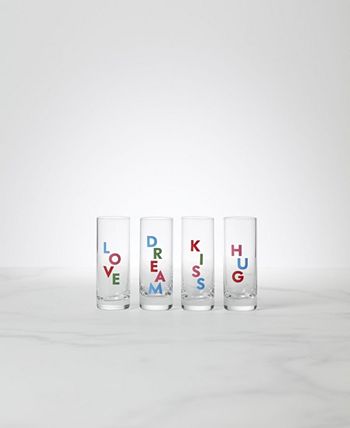 Celebrate Shot Glass Set, 4 Piece Kate Spade New York Celebrate Shot Glass Set, 4 Piece -VilleroyBoch shop