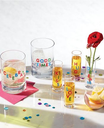 Celebrate Shot Glass Set, 4 Piece Kate Spade New York Celebrate Shot Glass Set, 4 Piece -VilleroyBoch shop
