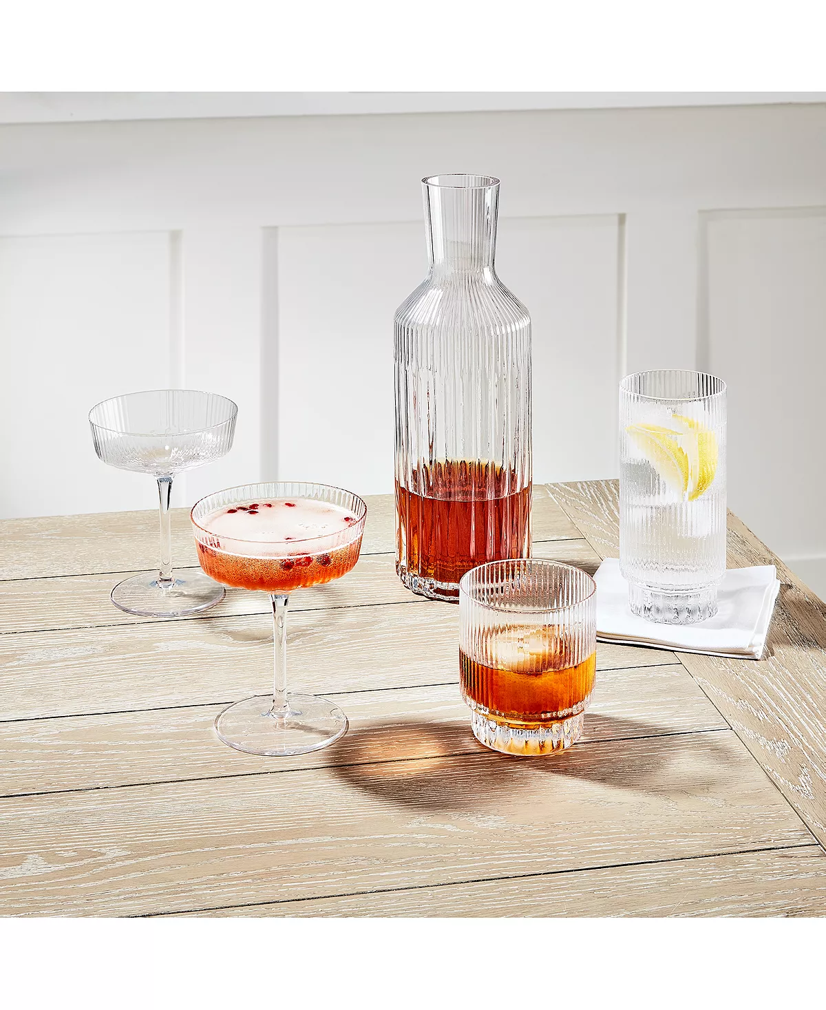 Hotel Collection Fluted Double Old-Fashioned Glasses, Set Of 4, Created For Macys - Image 3