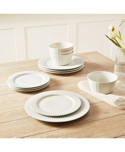 Hotel Collection Fluted 12-Pc. Dinnerware Set, Service For 4, Created For Macy's