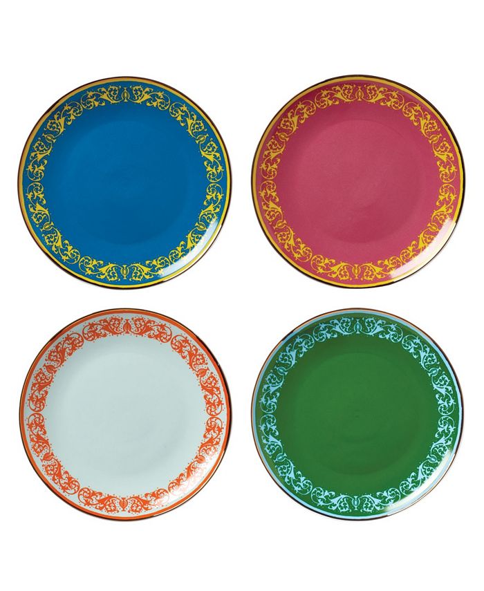 Remix Assorted 4-Piece Accent Plate Set Lenox Remix Assorted 4-Piece Accent Plate Set -VilleroyBoch shop