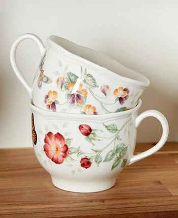 Lenox Butterfly Meadow 2-Piece Latte Mug Set - Image 3