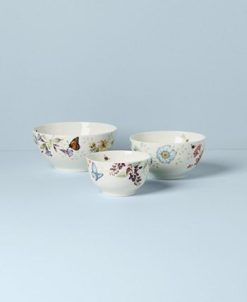 Lenox Butterfly Meadow 3-Piece Bowl Set -VilleroyBoch shop 21048614 fpx