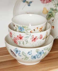 Lenox Butterfly Meadow 3-Piece Bowl Set -VilleroyBoch shop 21048616 fpx