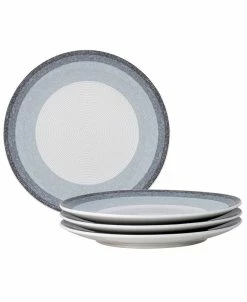 Noritake Colorscapes Layers Coupe Salad Plate Set/4, 8.25