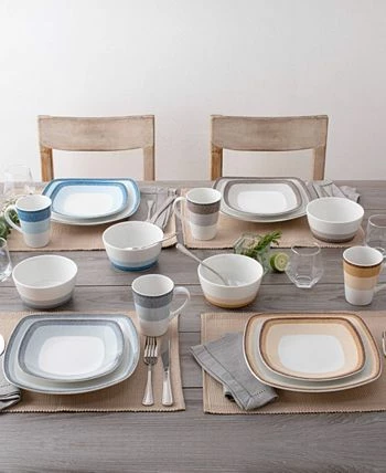 Noritake Colorscapes Layers 4 Piece Square Place Setting - Image 5