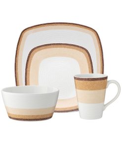 Noritake Colorscapes Layers 4 Piece Square Place Setting