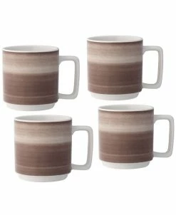Noritake ColorStax Ombre Stax 5.25 Mugs, Set Of 4