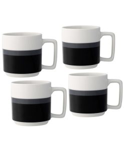 Noritake ColorStax Stripe Mugs, Set Of 4