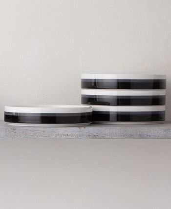 ColorStax Stripe Deep Plate, Set Of 4 Noritake ColorStax Stripe Deep Plate, Set Of 4 -VilleroyBoch shop