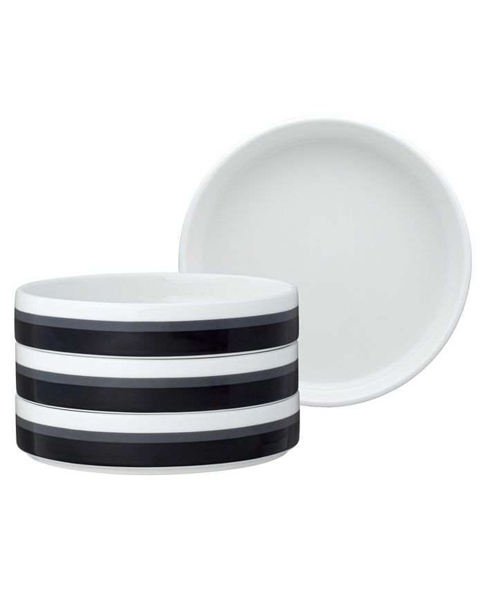 ColorStax Stripe Deep Plate, Set Of 4 Noritake ColorStax Stripe Deep Plate, Set Of 4 -VilleroyBoch shop